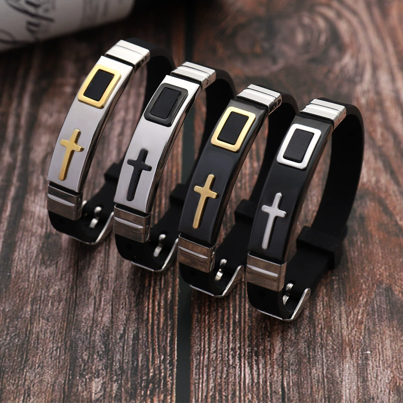 Силиконовый аксессуар из нержавеющей стали, спортивный браслет, Aliexpress, Amazon, европейский стиль