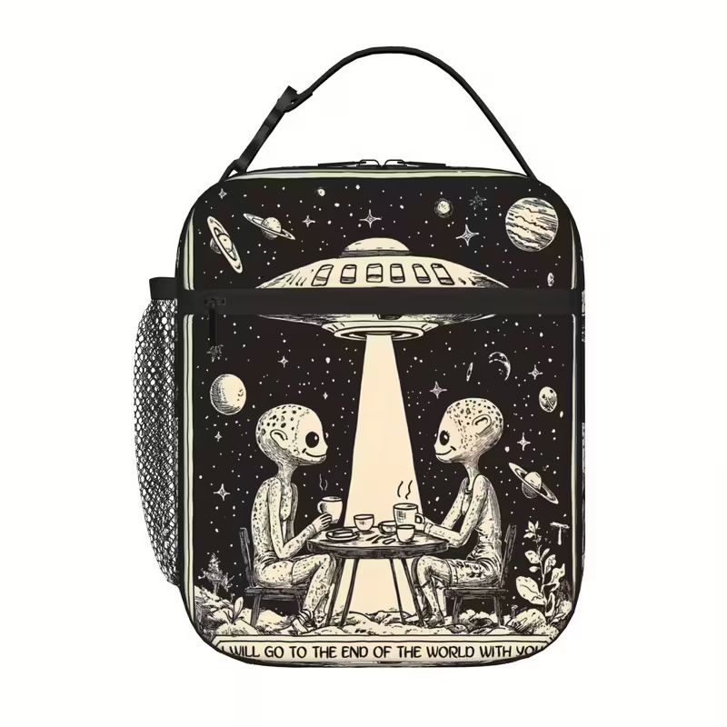 Cross-Border Primary School Student Cartoon Animation Lunch Bag Kidsren's Full Printing 3D Digital Thermal Bag Portable Outdoor Picnic Bag