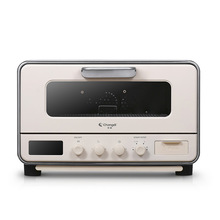 长帝ZCVD17E烤箱家用小型多功能自动电烤箱白色不锈钢立式电脑式