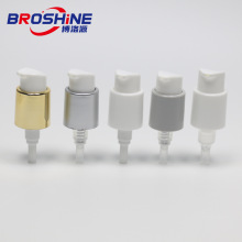 厂家直销24牙隔离霜泵头左右开关泵精华乳液泵外罩泵uv电镀粉泵