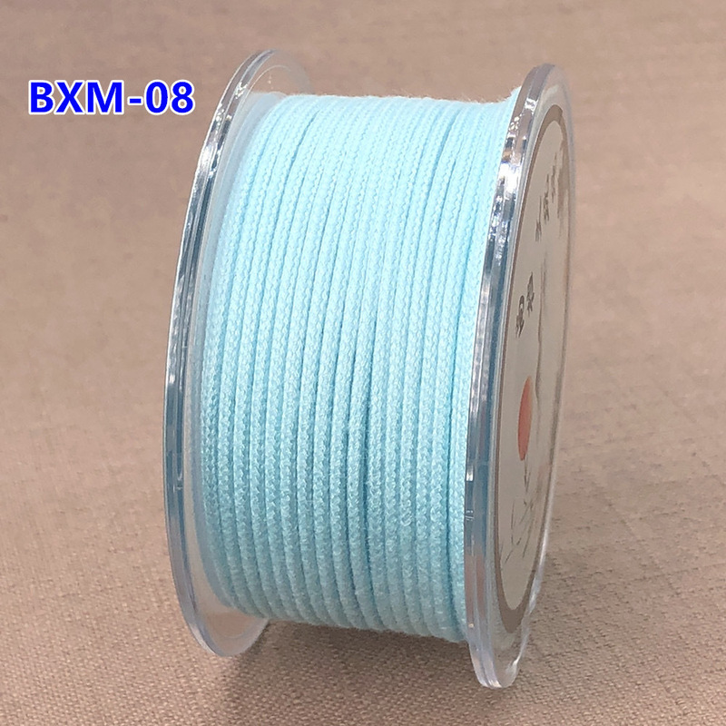 1.5 ミリメートルコア入りポリエステル綿糸耐摩耗性文具糸ダイヤモンドスタームーン菩提ビーズブレスレット diy 手織りワイヤー|undefined