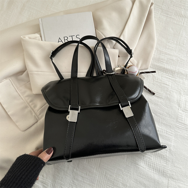 Bolso retro de gran capacidad para mujeres 2024 nuevo estilo universal de hombro mochila de viaje tote mochila de hombro multifuncional