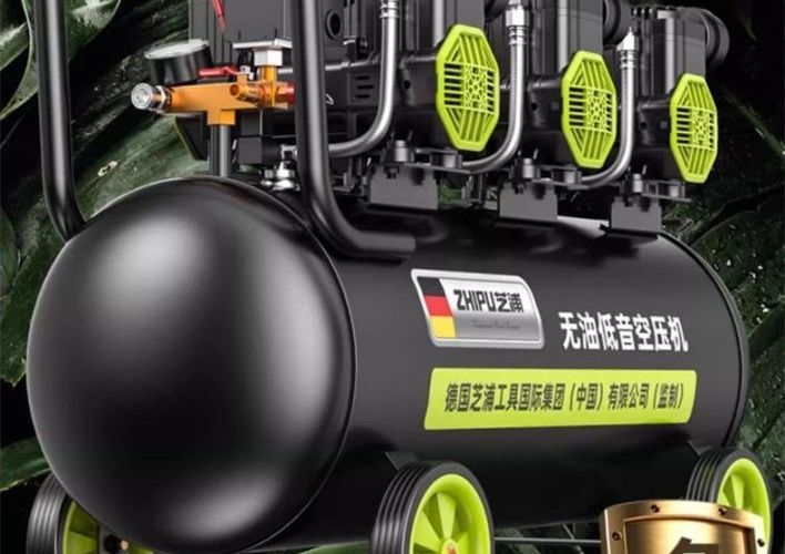 Oil-free low-noise air compressor, small 220v high-power air compressor for woodworking and high-pressure painting, in stock