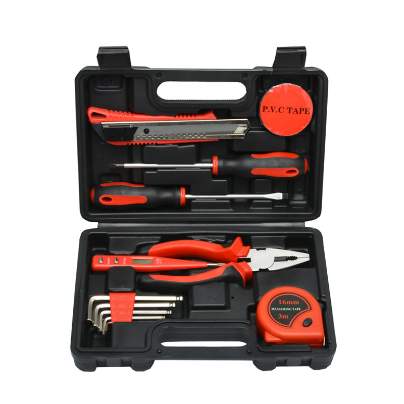 立创手工具车载13件组合套装车用维修自救五金工具箱45#碳钢8613A