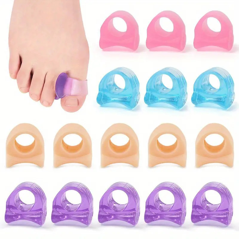 Cross-Border Hot-Selling Valgus Toe Corrector Sebs Ring-Type Toe Separator Corrector Orthotic Direct Sales