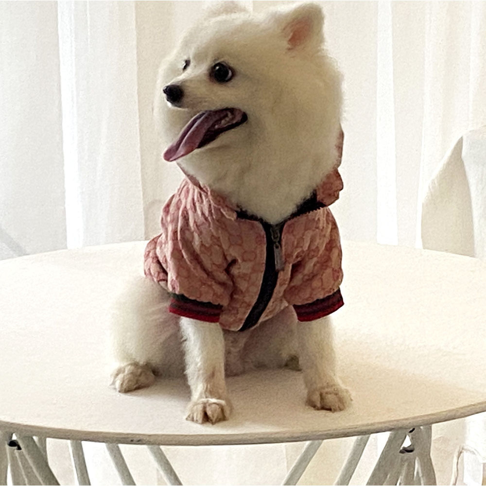 G 홈 지퍼 후드 트렌디 브랜드 개 옷 FA DOU CORGI CHAI 개 애완 동물 의류 재킷 코트
