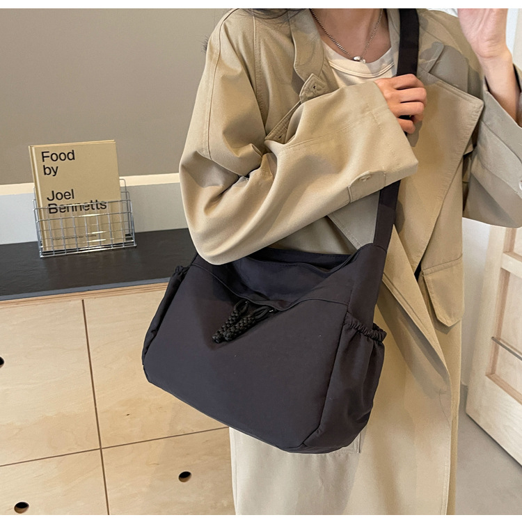 Schoudertas voor dames, grote canvas tote tas voor onderweg_voghion.com