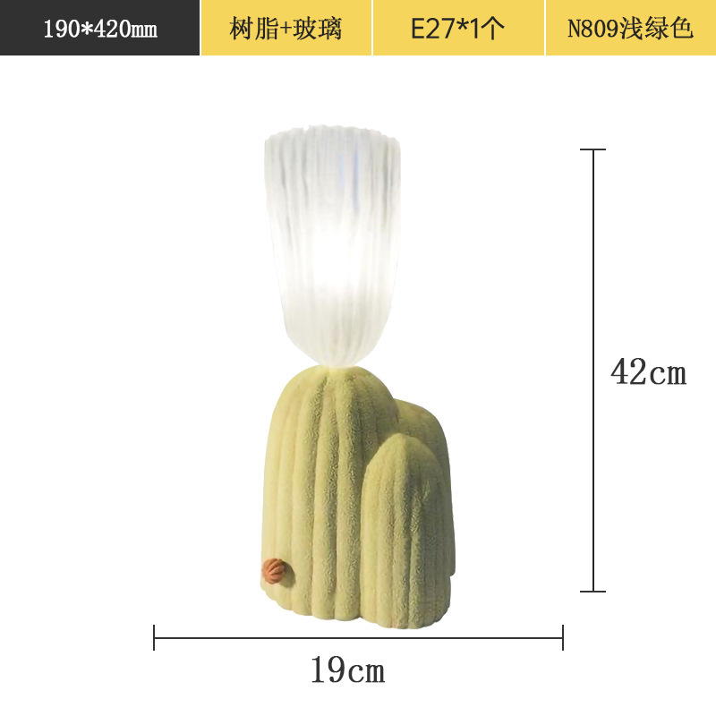 代件後、現代のシンプルなアイデア樹脂電気スタンド児童室デザイナーのモデルハウス装飾ガラス電気スタンド|undefined