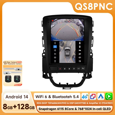 DVD Navigation: navigation all-in-one machine - with-360-camera-8128g-wifi4g-version-6115-carplay-eight-core-97inch-suitable-for-09-15-buickoubao