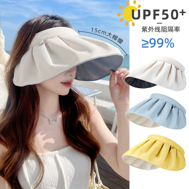 Солнцезащитный крем шляпа женский летний солнцезащитный козырек анти-ультрафиолетовый пустые крышки