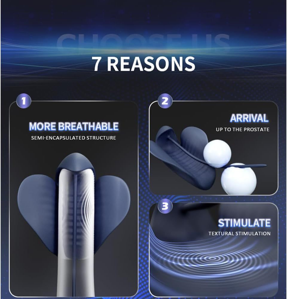 Vibrating Urethral Training Device for Men, Silicone Button-Control Desensitization Toy — detail image 7