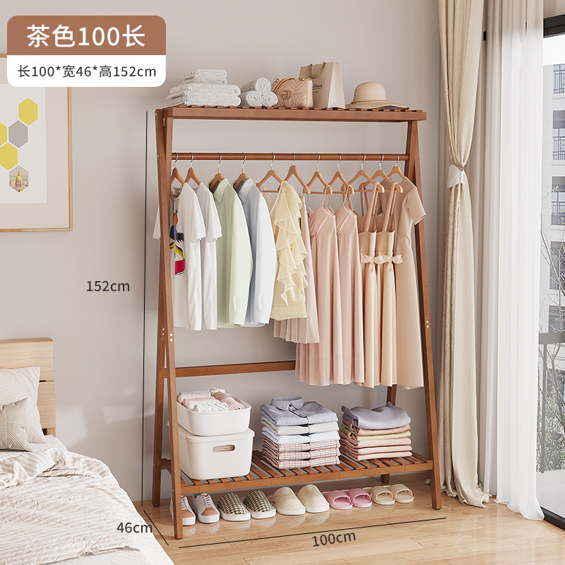 간단한 "두꺼운 순수한 대나무" 다크 브라운 100