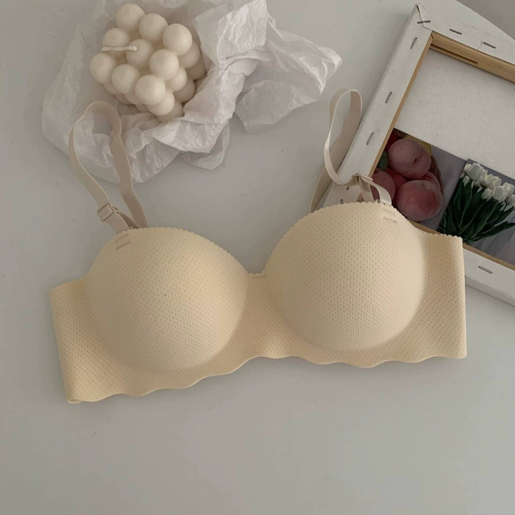 Бюстье/Бюстгальтер японское sexy нижнее белье, поддерживающие невидимые лямки, французский стиль, увеличенная толщина