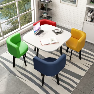 Mesa de comedor disponible para uso doméstico, apartamento pequeño, mesa de comedor, tienda, mesa de negociación, mesa y silla, mesa redonda de recepción