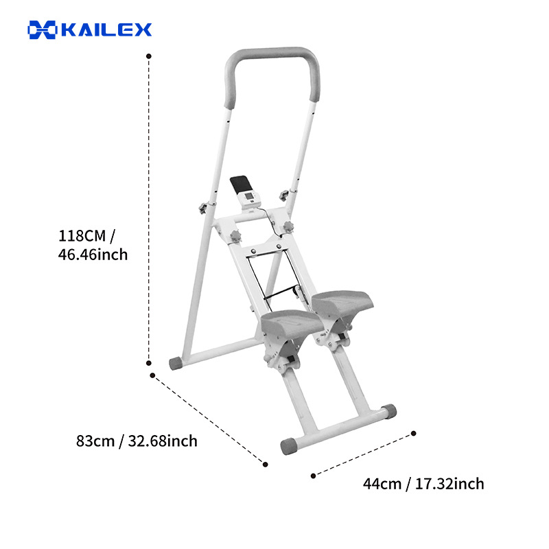 Máquina de escalada multifuncional de conteo de edificios, máquina de escalada de fitness, hogar en su lugar, carrera en interiores, máquina de escalada a pedales image 4