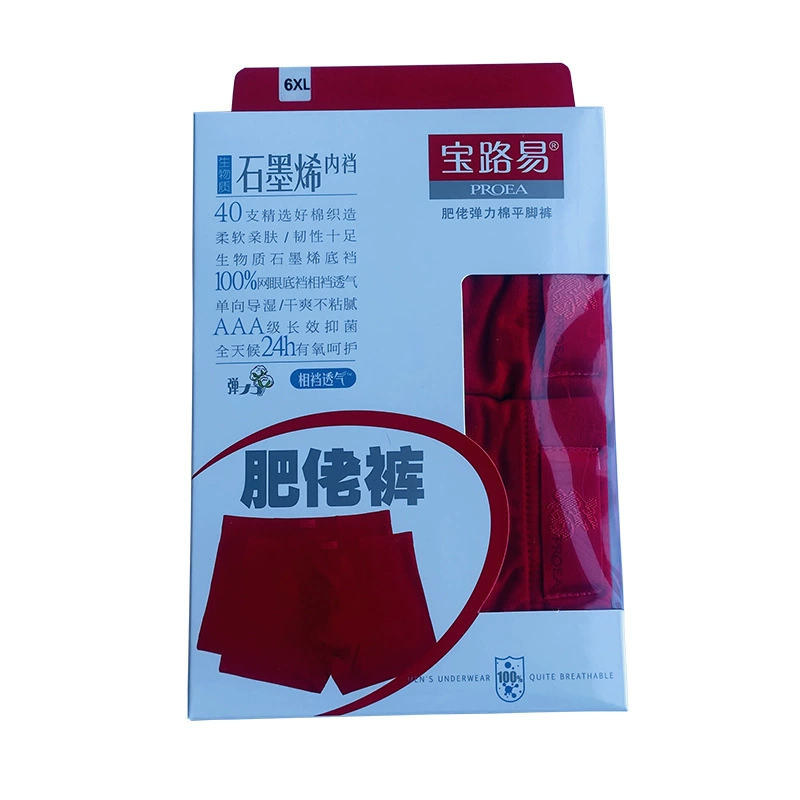 PROEA Bao Louyi Fatty Gelansm Red Мужские брюки плоские - двойной угол - графеновая внутренняя эластичная хлопковая pants 31348