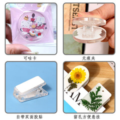 DIY silicone molds crystal resin cross-border cute handbag clips desk stationery snack photo exam paper storage