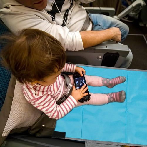 Children's Travel Portable Toddler Bed Airplane Seat Extender Footrest Air Travel Seat Pad Foot Support Wholesale