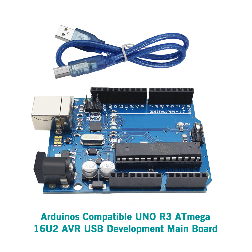 UNOR3官方版开发板atmega328p芯片单片机模块兼容arduino编程主板-阿里巴巴