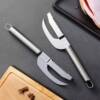 Stainless steel Fish maw household kitchen tool Two-in-one Scales Plane iron Fish maw Clear Fish maw Plane iron