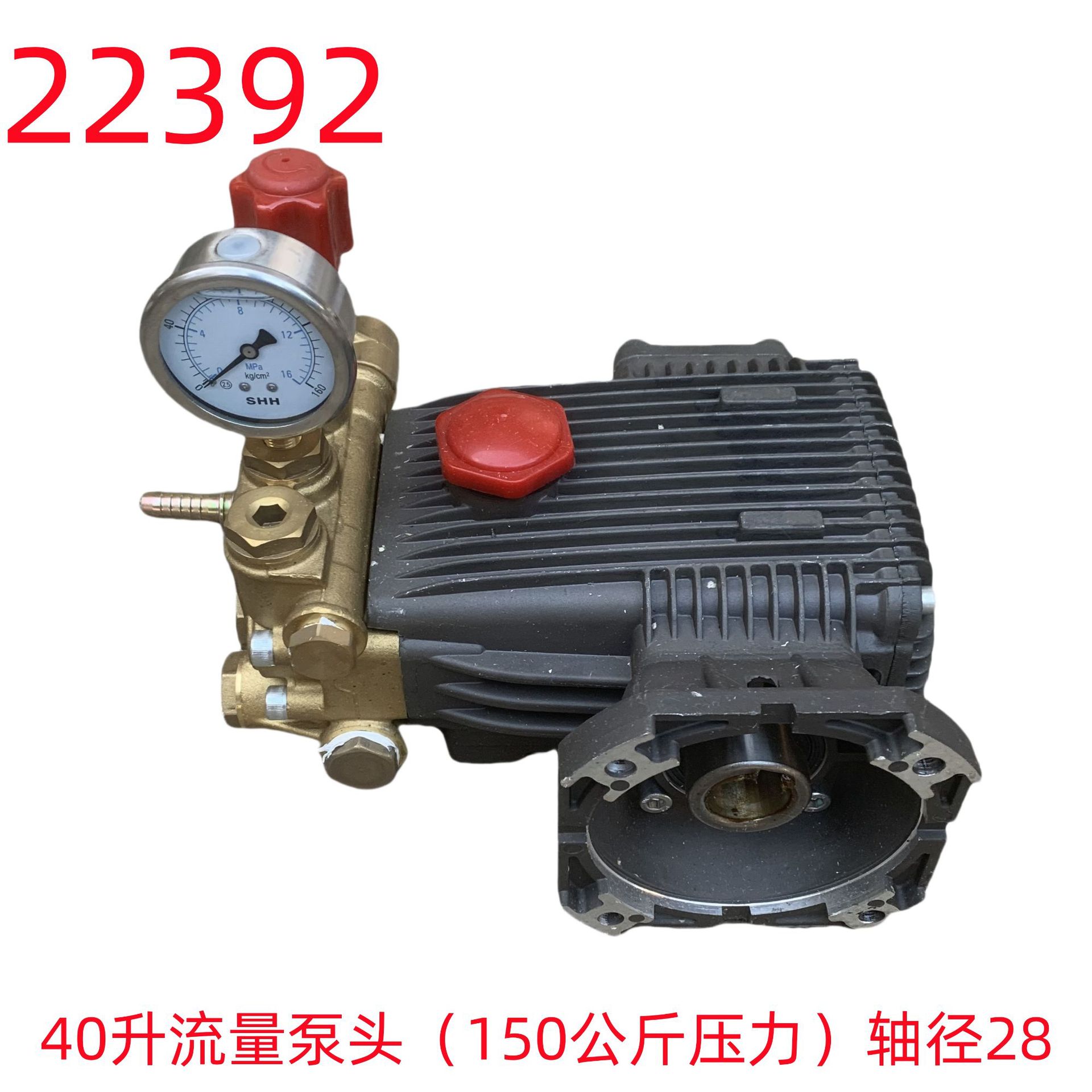 洗特40升流量泵头（150公斤压力）轴径28（相距9对角13）-22392号
