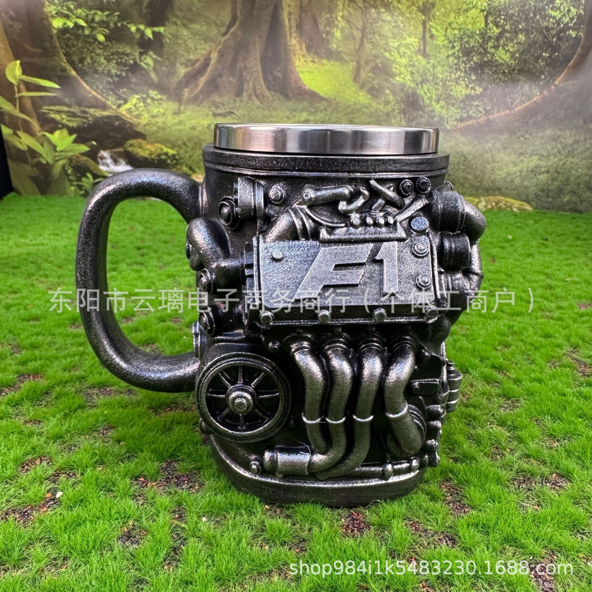 Nuevos productos de taza transfronteriza, estaciones independientes, nuevos productos de resina de barra irlandesa con forro interno, adornos de taza