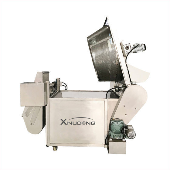New Xudong wrapping peanut automatic Fryer frying equipment wrapping peanut flip stirring frying machine