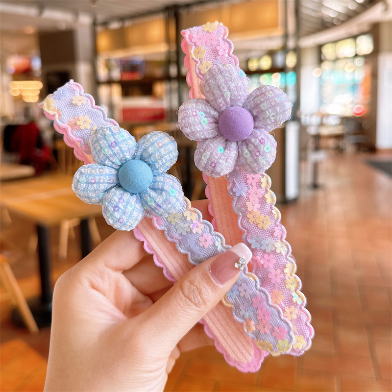 Diadema de velcro para niños niña pegatinas mágicas palo de pelo de niña banda de pelo de bebé flechazos pegatinas artefacto de pelo roto hembra