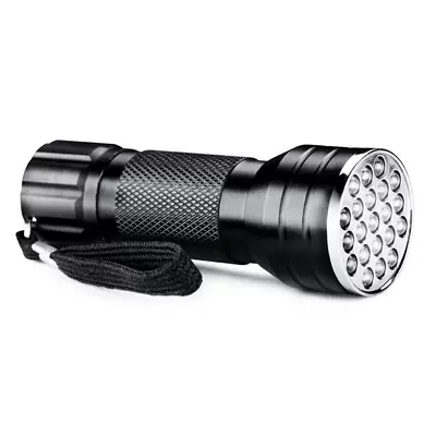 A large number of in stock LED ultraviolet violet flashlight UV money lamp pet mini violet lamp flashlight (UV fənərlər)