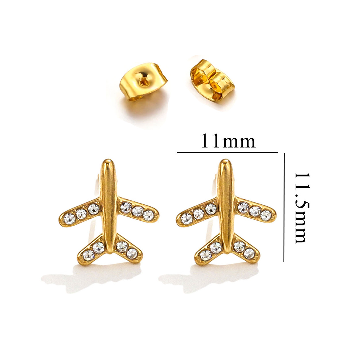 Acero inoxidable Moda europea y americana Personalidad Pendientes retro desgastados Luna Estrella Amor Rayo Pendientes de diamantes Acero de titanio