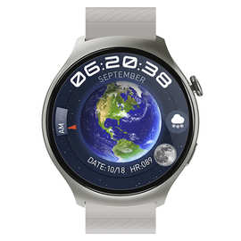 新款JW4PRO蓝牙智能手表watch4思澈ChatGPT双支付地图AMOLED圆屏