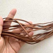3mm����ɫ���w�K���n���q����Ƥ�Kfauxleathercord�A�K���b�o��