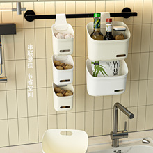 厨房收纳小挂篮宿舍床边浴室置物架挂式收纳篮葱姜蒜收纳筐多层