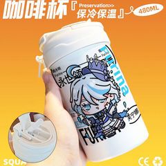 原創原神周邊之戀草神咖啡杯隨行隨手直飲304不鏽鋼禮物保溫杯