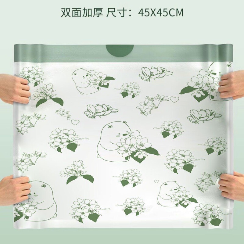椿ゴミ袋肥厚ポータブル破れない巾着家庭用極厚学生寮キッチン大型ビニール袋|undefined