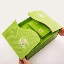 廠家茶葉盒定 制包裝盒定 做毛峰甘露春茶綠茶飄雪禮盒禮品盒包裝