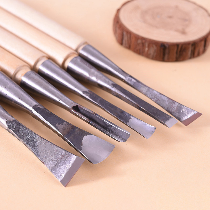 Cuchillos de Talla para Madera Set de 6 Piezas para Carpintería