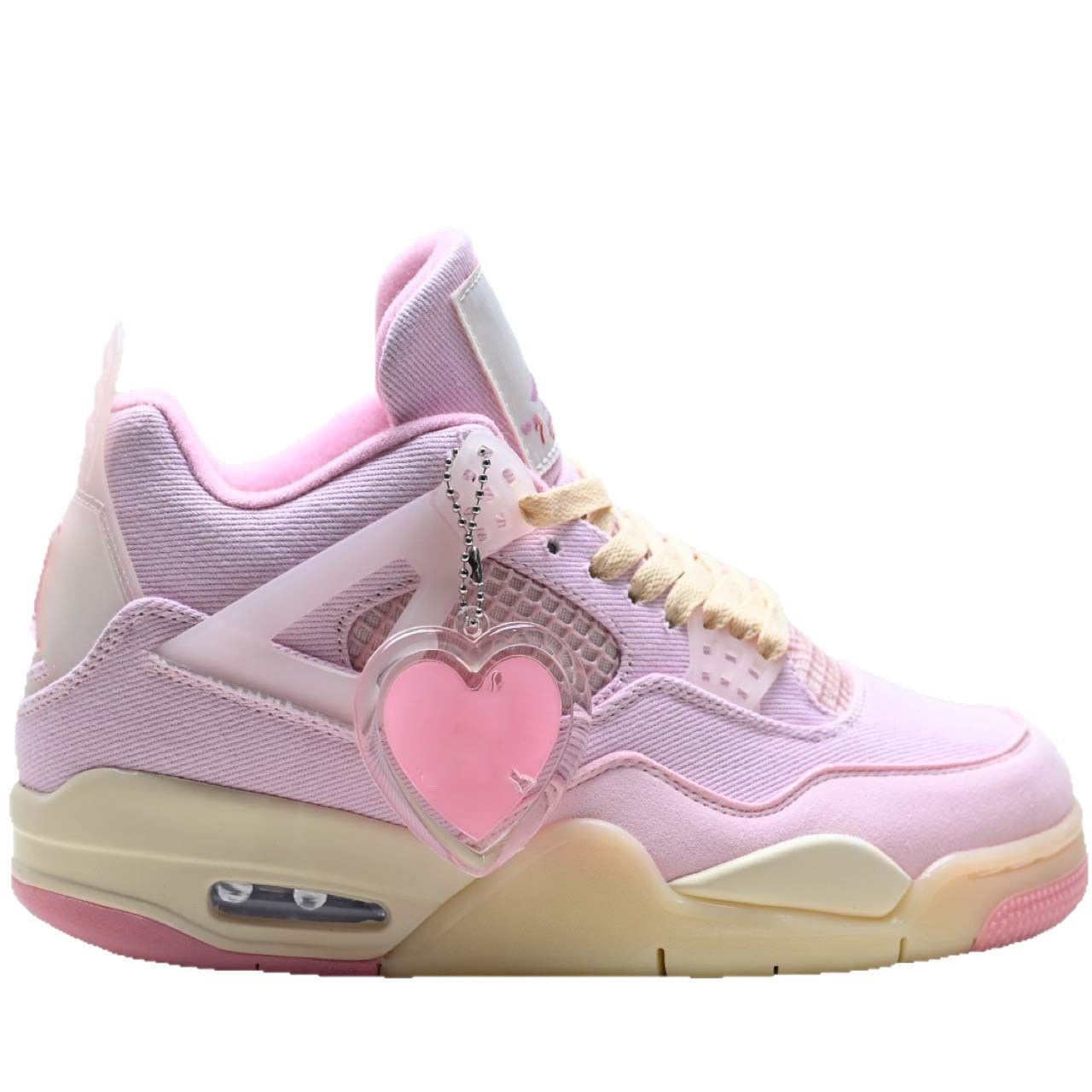 Cross-border AJ4 Zapatos de baloncesto retro zapatos casuales de pareja zapatos deportivos de moda rosa versátiles
