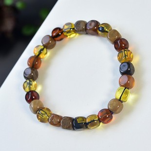 Natural Burmese Amber Duobao Handstring Root Po Cave Honey Wax Blue Po Blood Po Amber Sugar Sugar Duobao