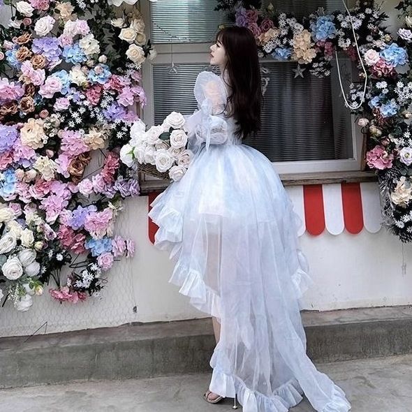 lolita法式长款连衣裙洛丽塔高级感毕业典礼公主裙|undefined