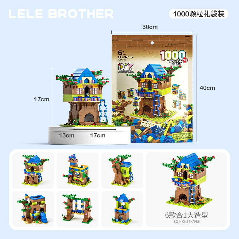 Конструктор-танк и полицейская машина LEGO, набор для мальчиков, игрушка из мелких деталей