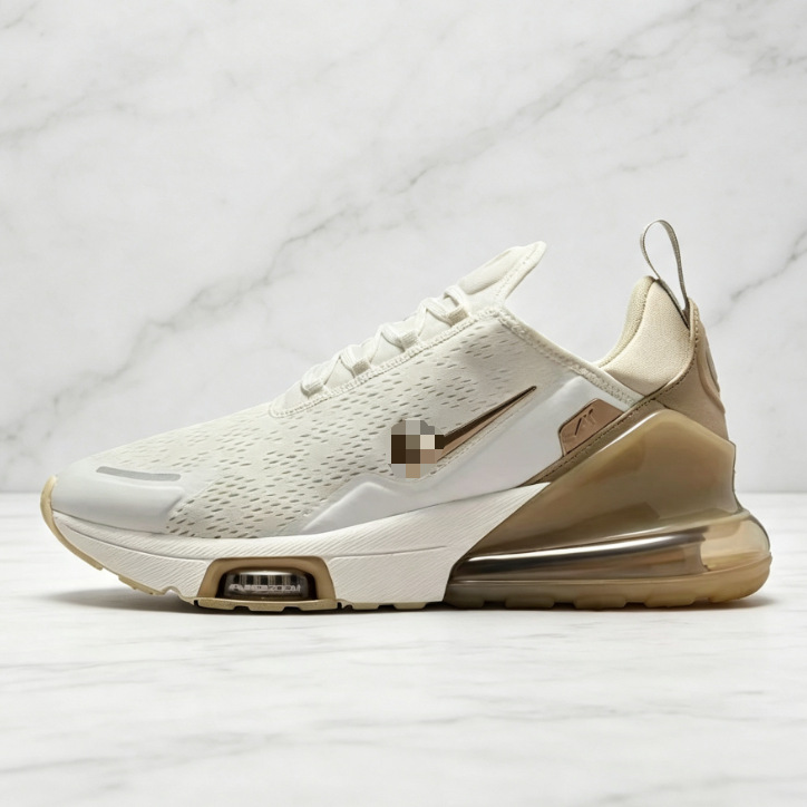 Air Max 270 zapatos de aire para hombres y mujeres, zapatos de deporte casuales transpirables de malla con suela gruesa para correr.
