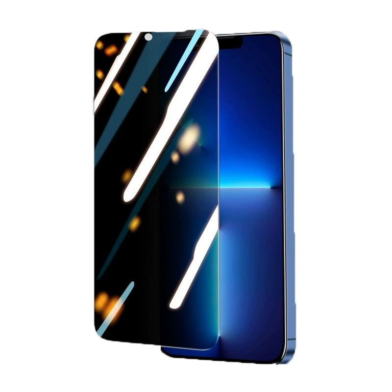 Защитная стекло-матрица приватности (Apple) для iPhone 11/12/13/14 серий — 30° антишпионаж, высокий алюминий