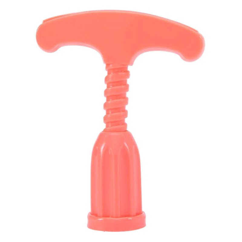 Fábrica al por mayor cocina ultra-mango ancho simple espiral abridor de botellas de vino removedor de tapón de plástico para vino