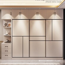 新款全实木衣柜家用卧室简约现代组合储物收纳衣橱小户型轻奢衣柜