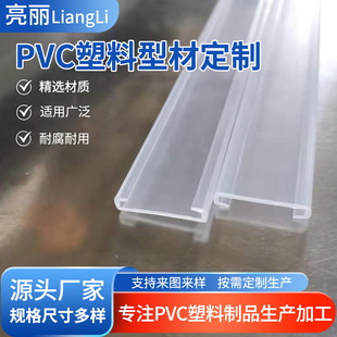 工厂定制门窗pvc异型材包边条透明PVC塑料塑胶条卡条边条挤出加工