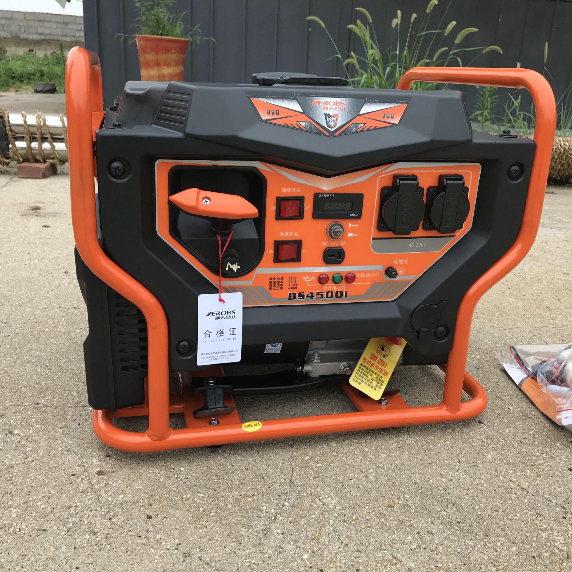 5千瓦单相汽油发电机低噪音便携式8千瓦发电机电源工程备用发电机