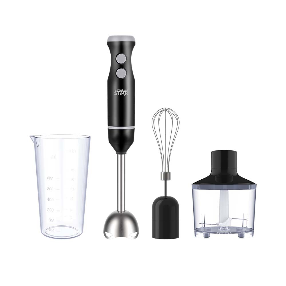 Winning Star, jugo americano, carne molida, máquina de cocción multifuncional, juego de 4 piezas, batidor de mano