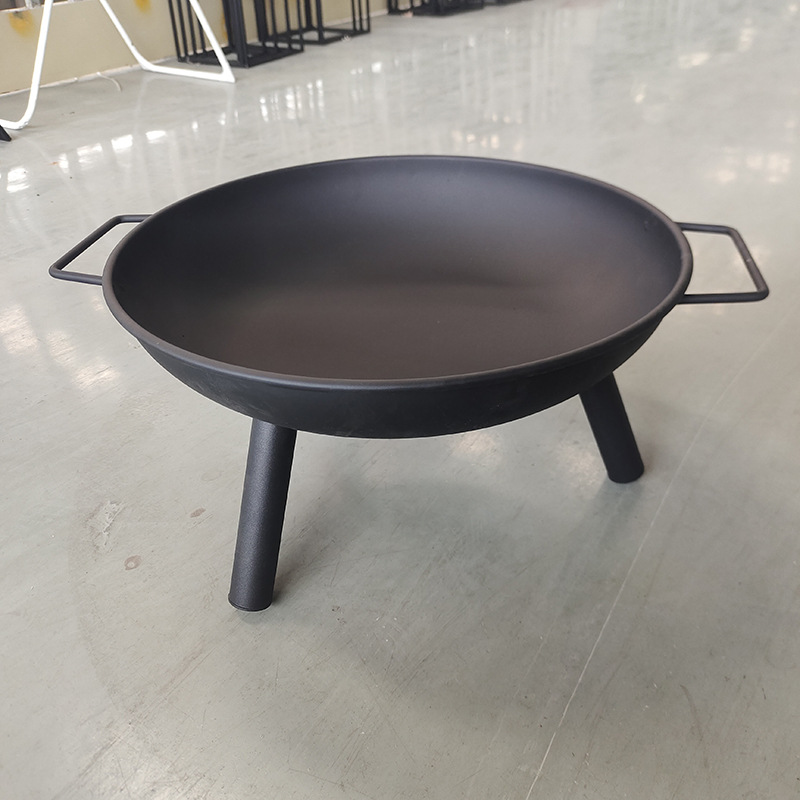 Hogar estufa de calefacción de carbón al aire libre patio redondo brasero portátil estufa de leña 3-5 personas aplicable suministro directo de fábrica