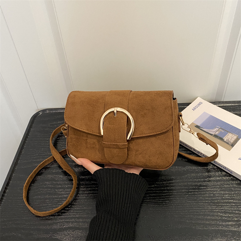 2026 Summer New Fashion Stylish Solid Color Vintage Large Capacity Trendy Single Shoulder Underarm Crossbody Women's Bag